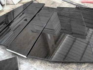 absolute black granite stair step