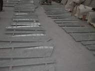 Kashmire White granite stair step